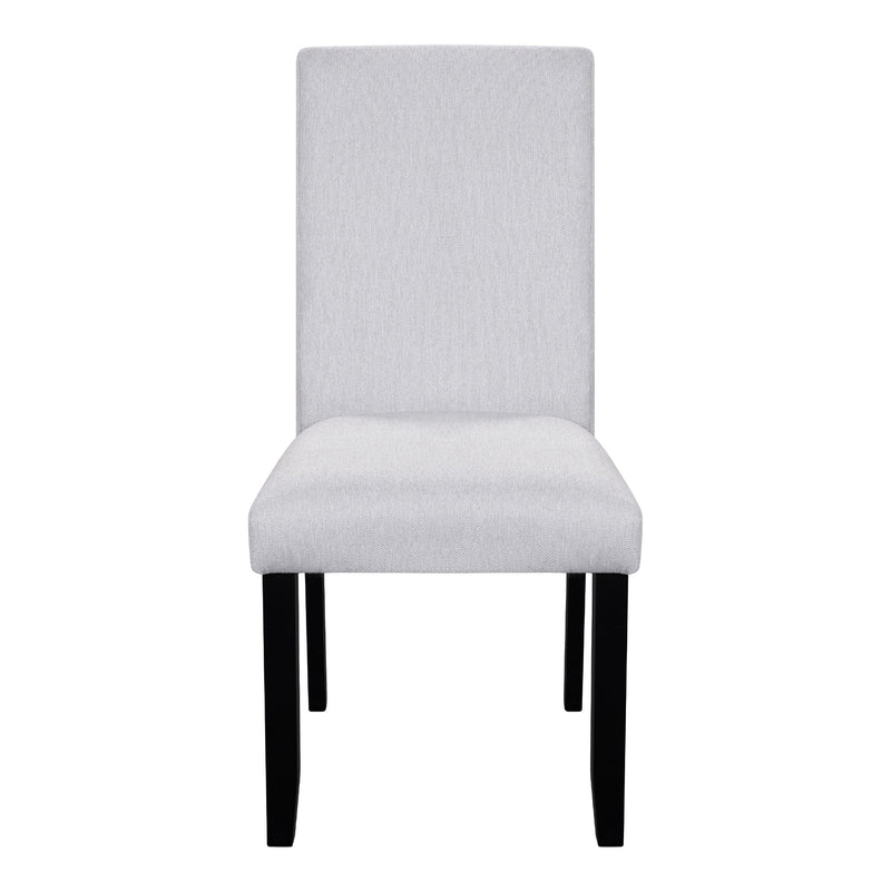 5 Piece Round Dining Table Set, Modern Dining Table And 4 Upholstered Chairs For Dining Room