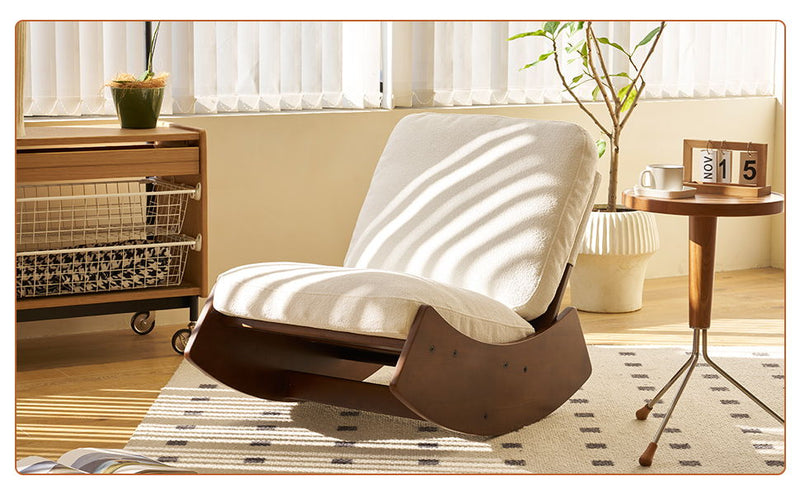 Comfortable High-Quality Upholstery Glider Rocking Chair