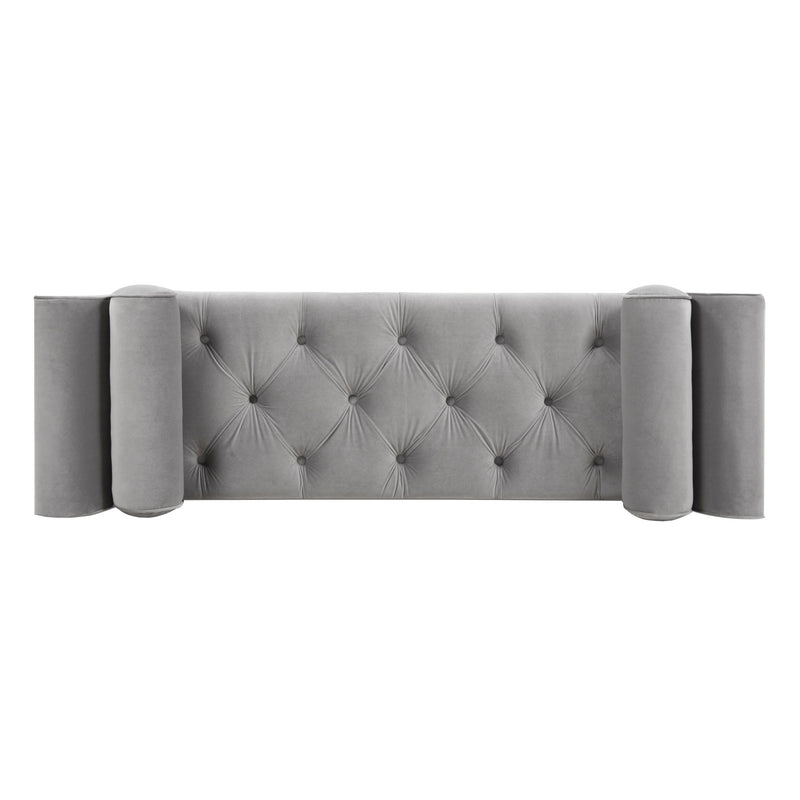 Alma - Tufted Flared Arm Entryway Bench