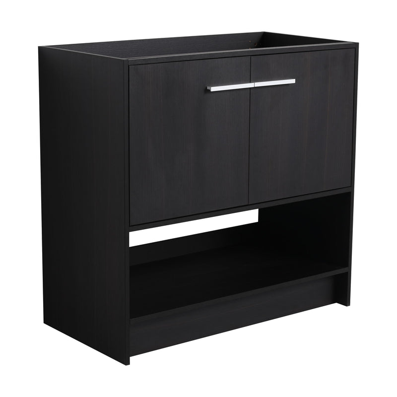Modern Freestanding Bathroom Vanity With 2 Doors