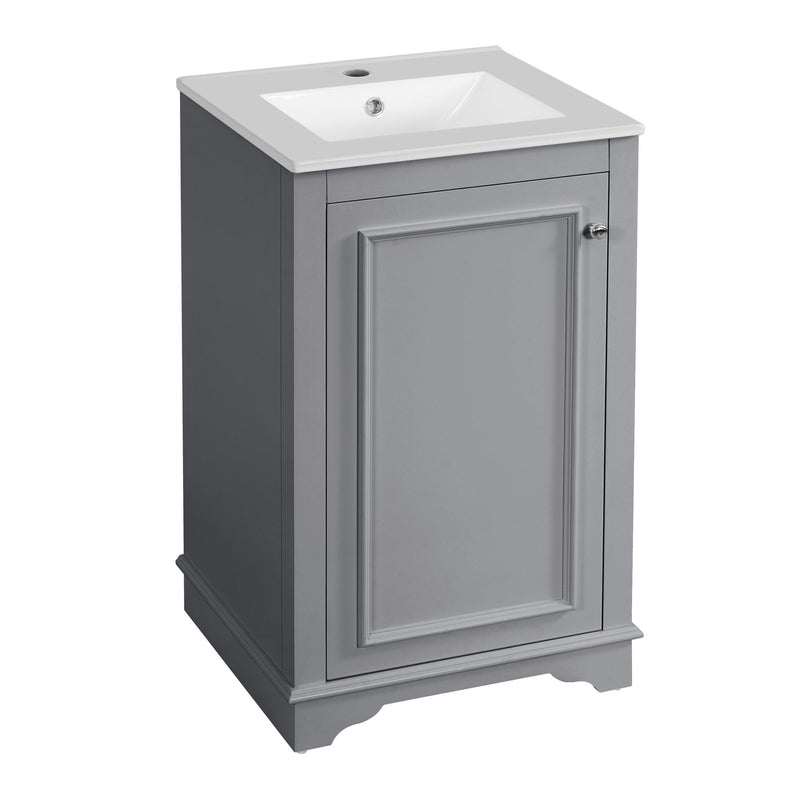 Bathroom Vanity With Sink, Freestanding Single Cabinet Set, Soft Close Door, Adjustable Shelf