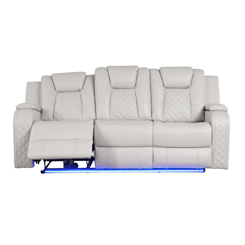 Benz - Power Recliner Set With LED Lighting And USB Charging