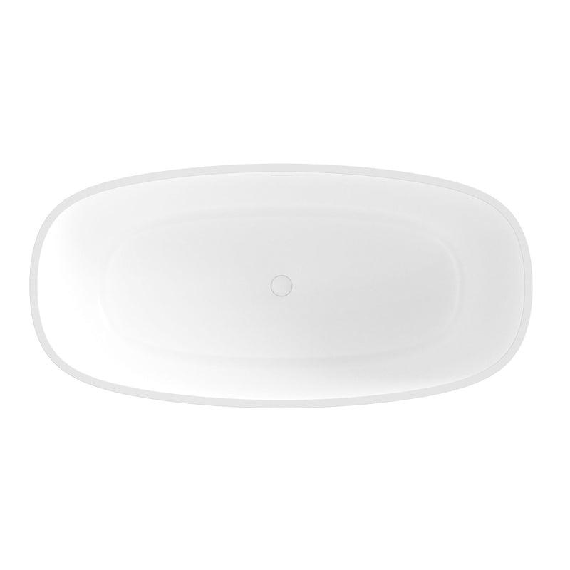 Freestanding Bathroom Bathtub With Ergonomic Design