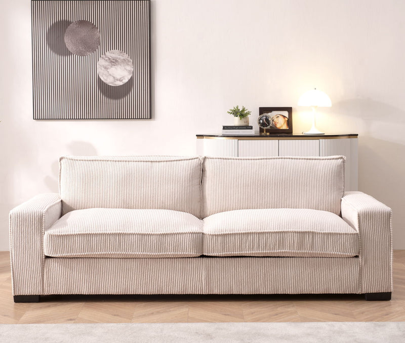 Luxe - Sofa With Sleek Design, Spacious And Comfortable 3 Seater Couch