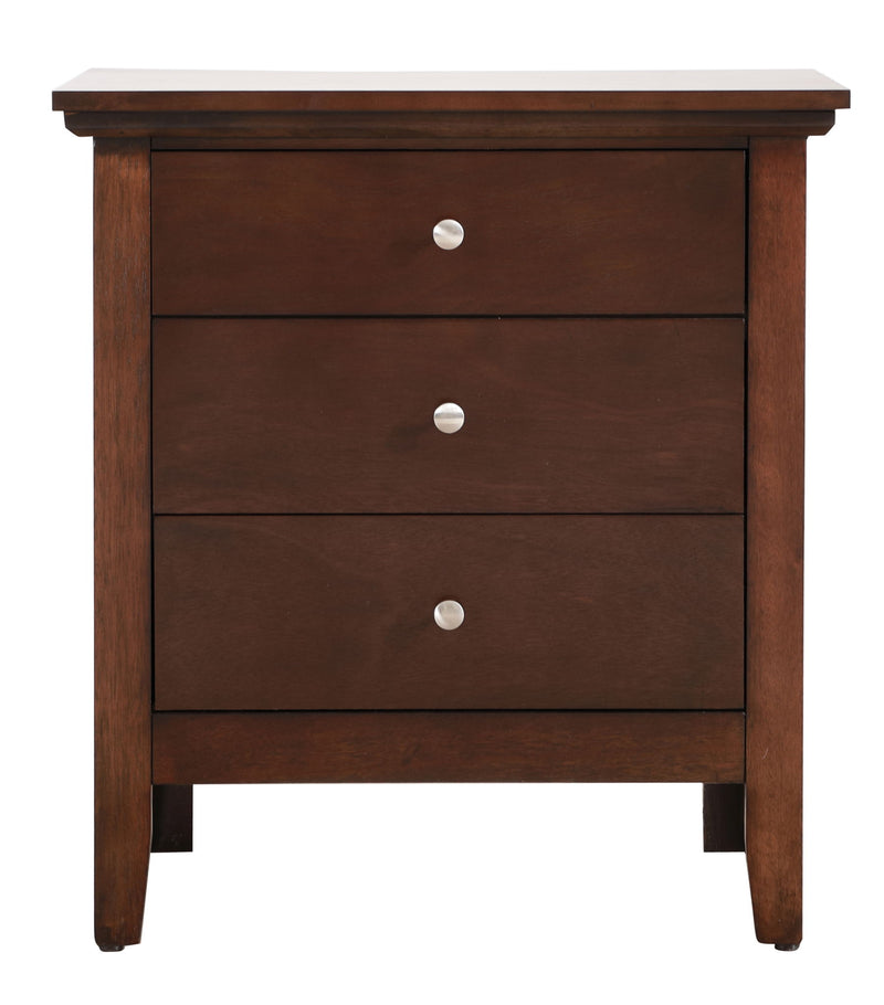 Hammond - 3 Drawer Nightstand - Cappuccino