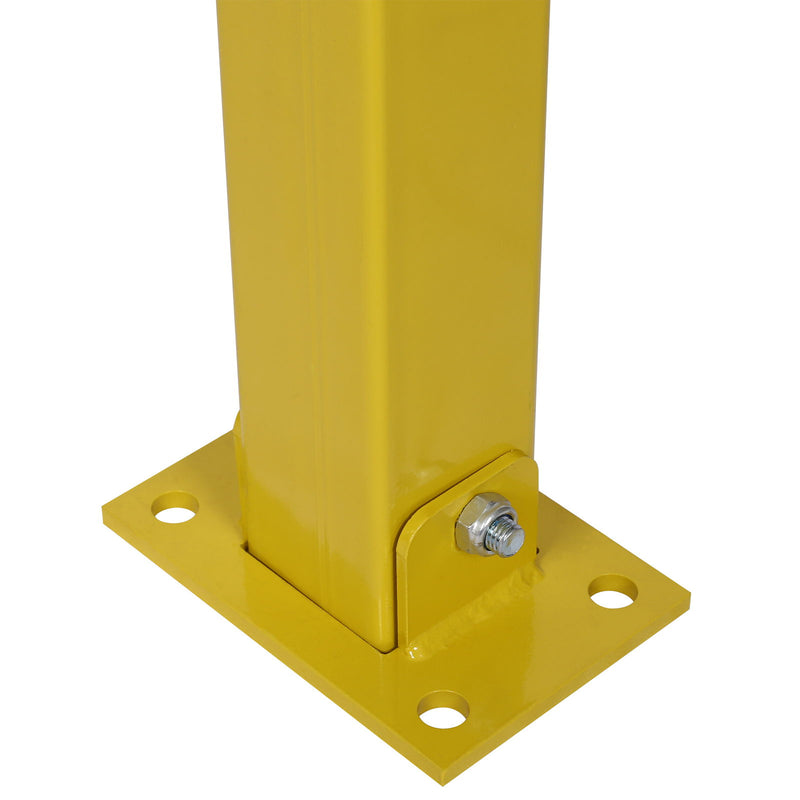 Square Parking Bollard Pole Barrier With Lock For Car Parking Protection And Home Garage Street Decor