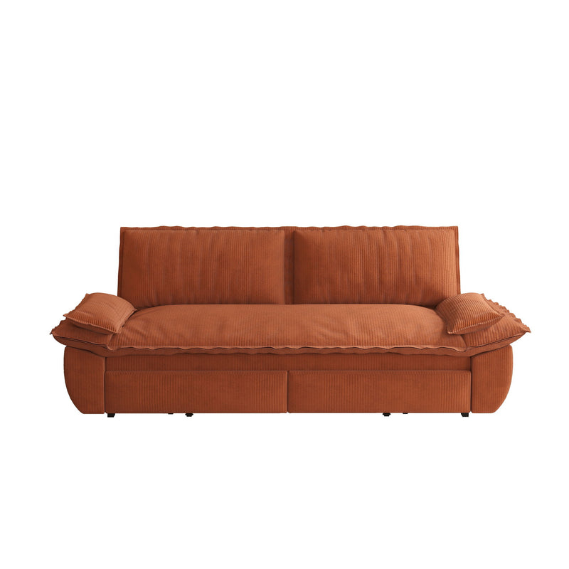 Queen Pull Out Sofa Bed, 3 In 1 Convertible Sleeper Sofa