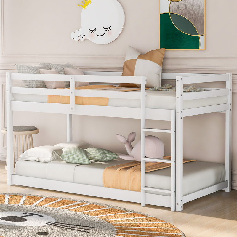 Floor Bunk Bed With Ladder