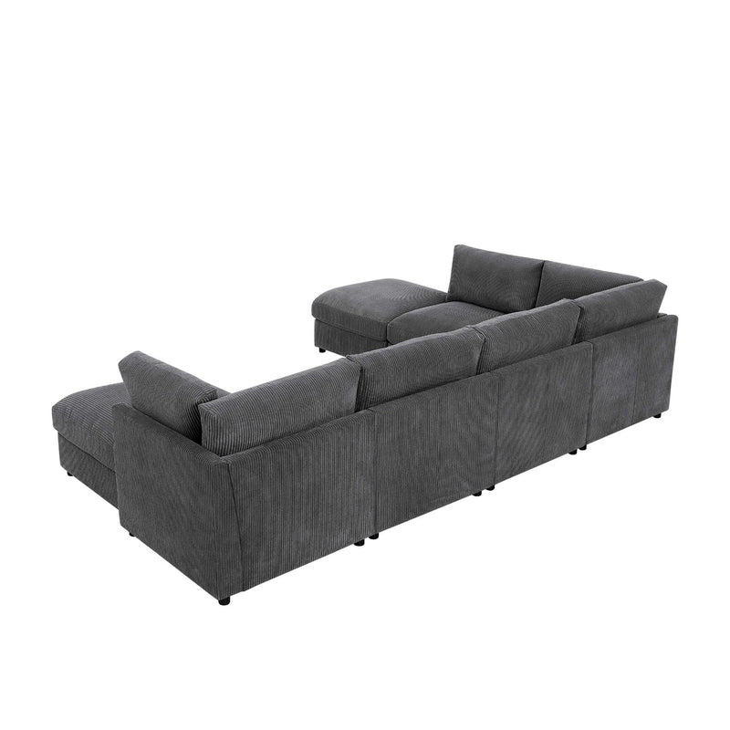 Modern Reversible Modular Sectional
