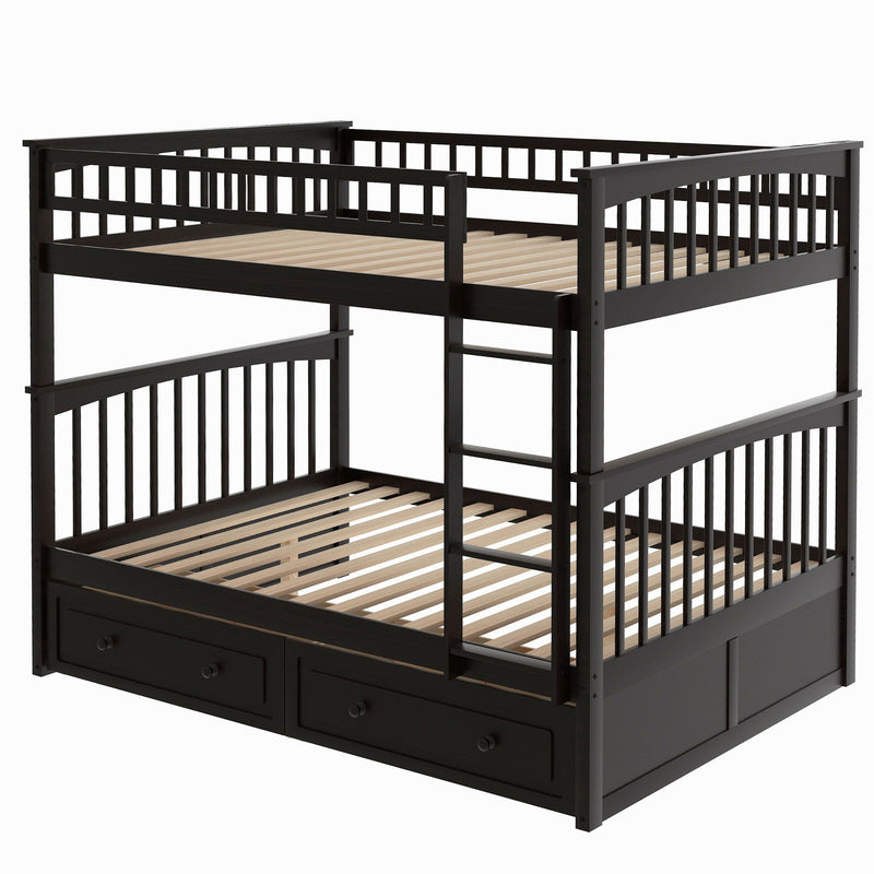 Bunk Bed With Drawers, Convertible Design