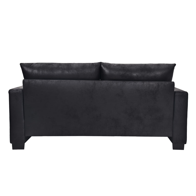 2 Seater Sofa, 2 Throw Pillows For Living Room