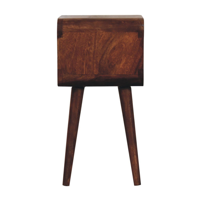 Minimalist Open Curved Nightstand