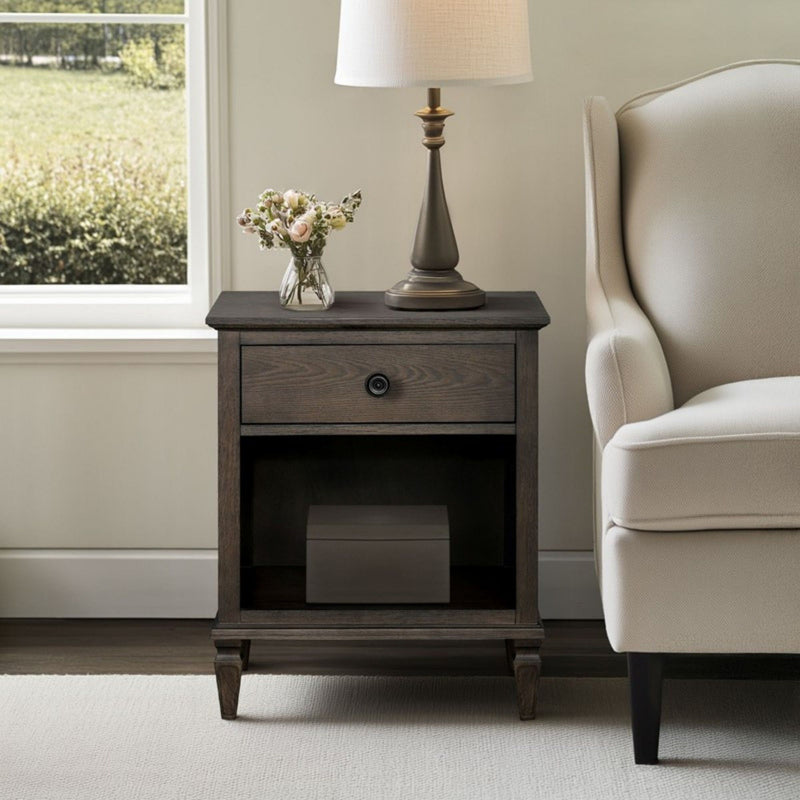 Victoria - Nightstand With Open Storage