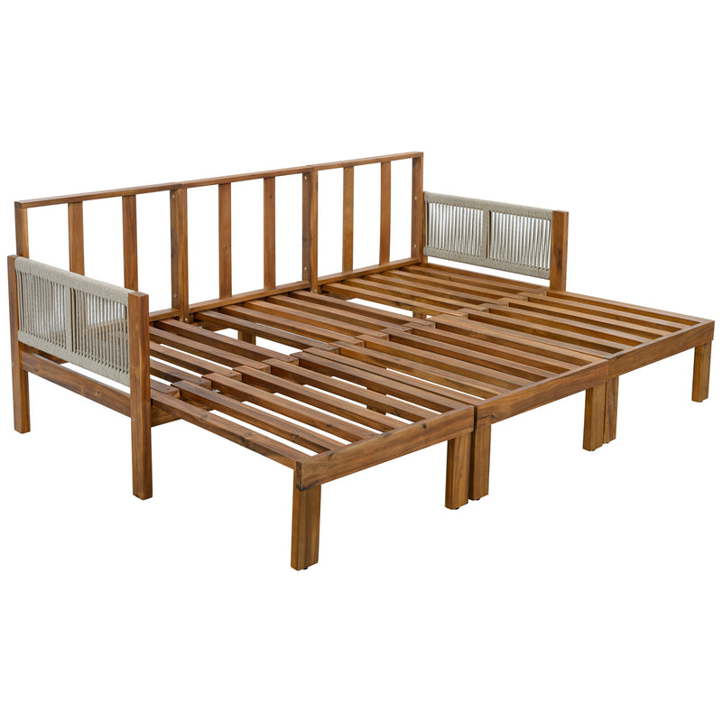 Outdoor 3 Seat Patio Sunbed