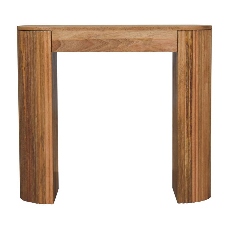 Soba - Straight Console Table - Oak