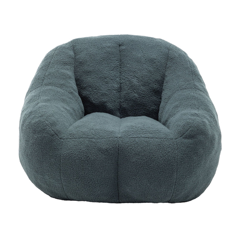 Comfy Bean Bag Chair With Memory Foam Filler, Tufted Soft