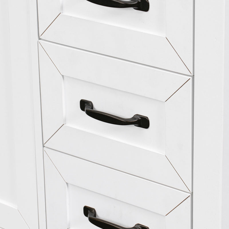 Modern Bathroom Vanity With Sink, Freestanding With Drawers And Doors