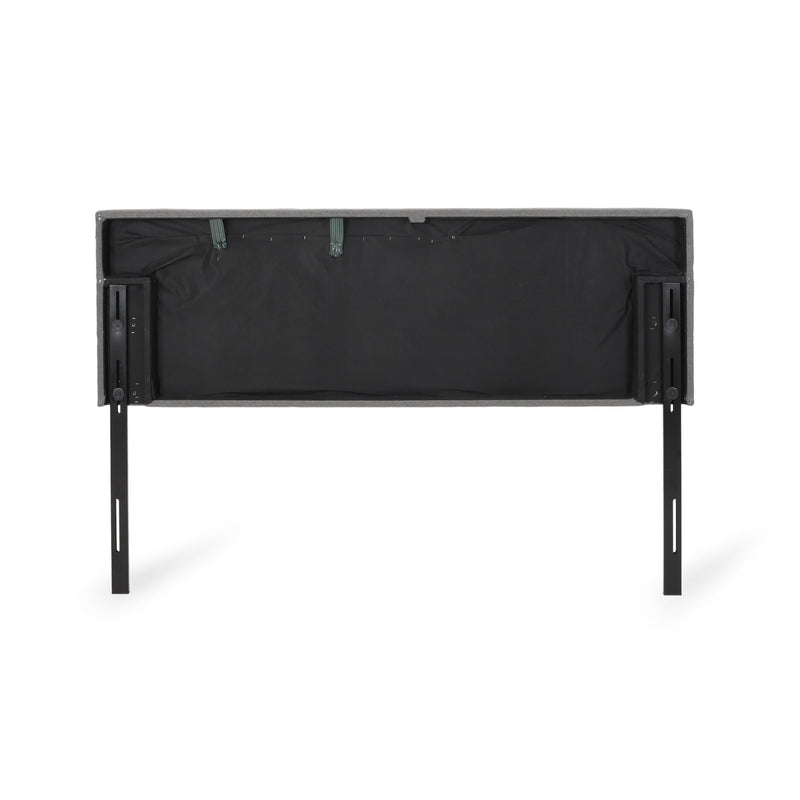 King / California King Sized Headboard - Charcoal Gray