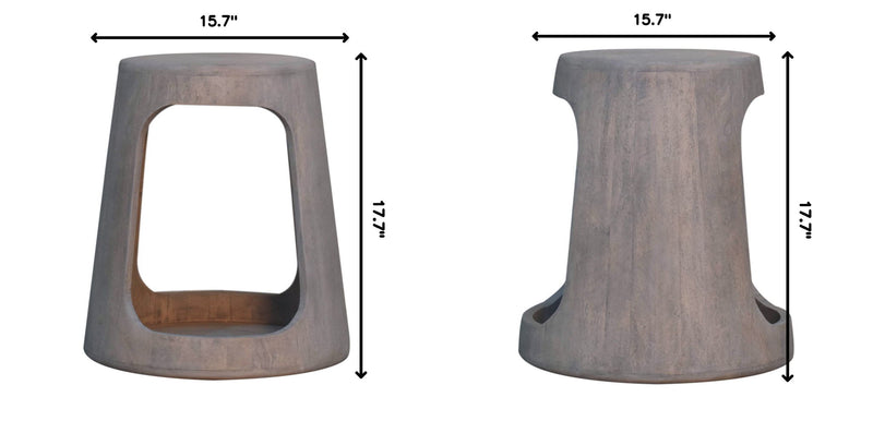 Open Side Table - Brown
