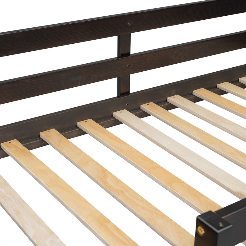 Bunk Bed With 4 Drawers And 3 Shelves