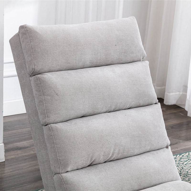 Massage Chaise Lounge Indoor With Remote Control, Ergonomic Electric Massage Lounger