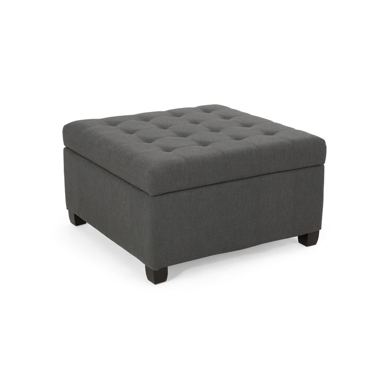 Isabella - Contemporary Ottoman With Storage