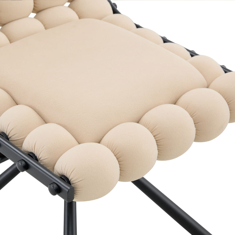 Puffy Bubble, Ball Chain Dining Chairs For Dining Room (Set of 2)