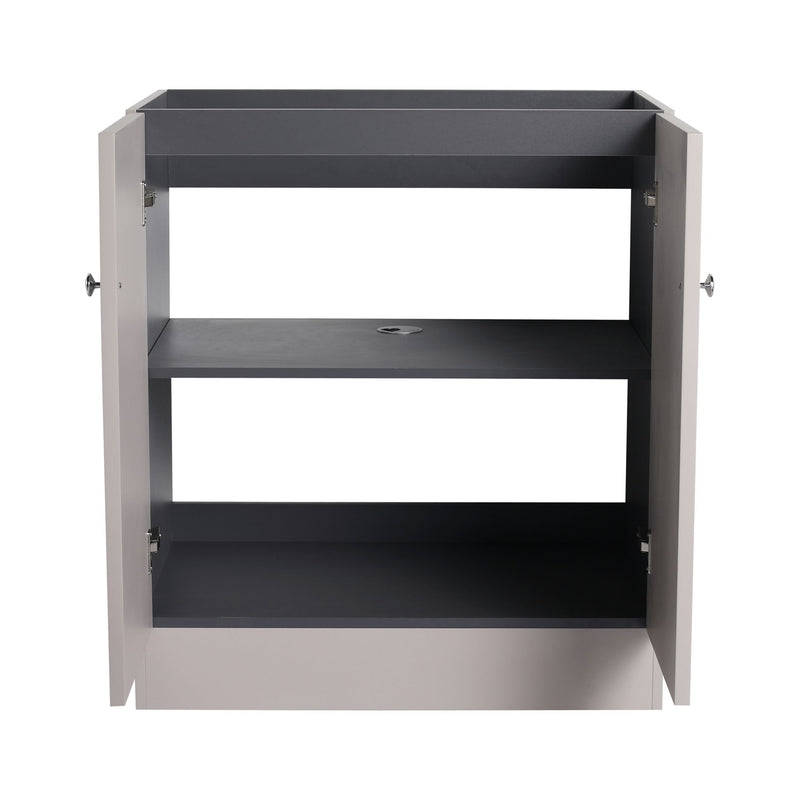 Modern Freestanding Bathroom Vanity With Soft Close Cabinet Doors