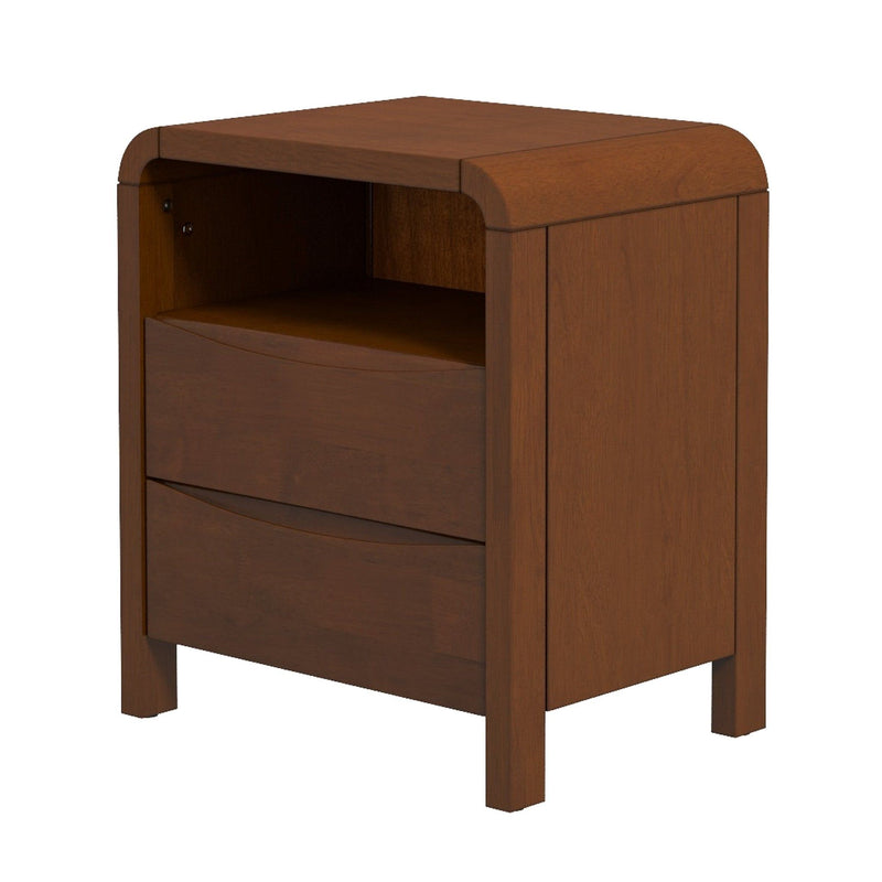 Lionel - Nightstand 2 Drawer - Brown