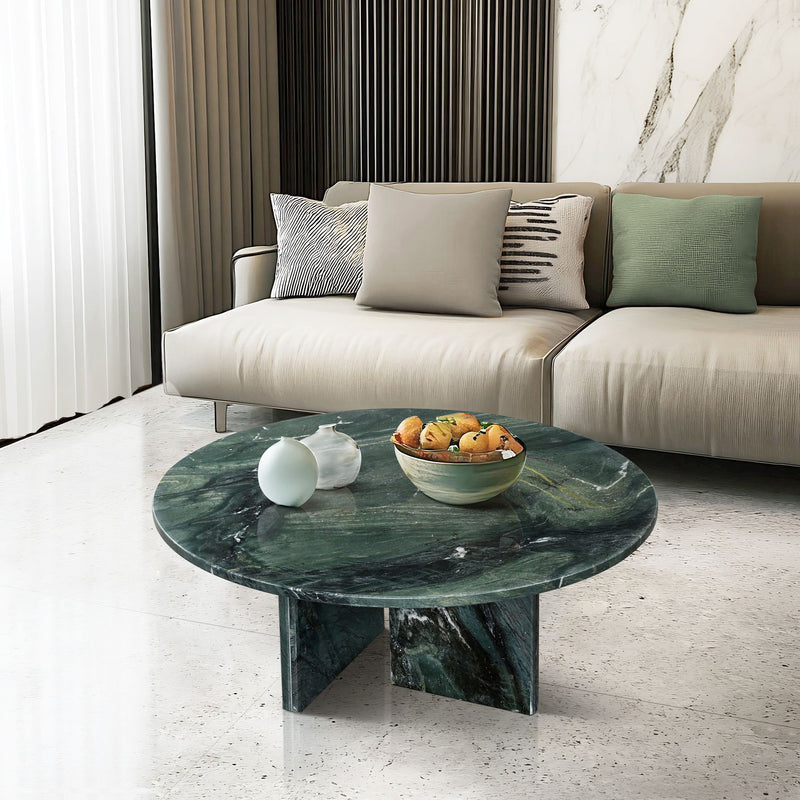 Luxury Coffee Table With Unique Veining, Unique Stone Design