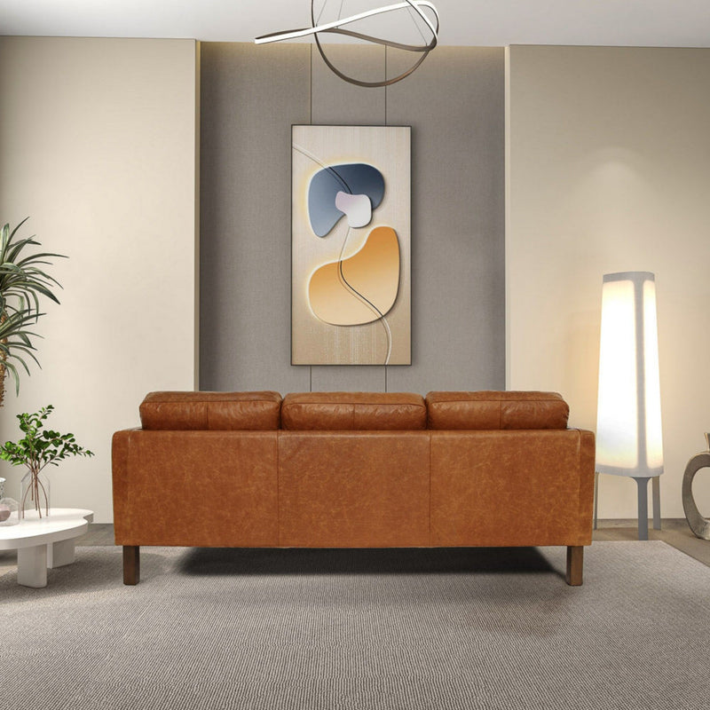 Memphis - Waxy Sofa - Cognac