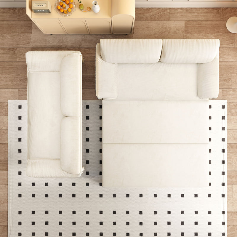 Queen Pull Out Sofa Bed With Side Storage