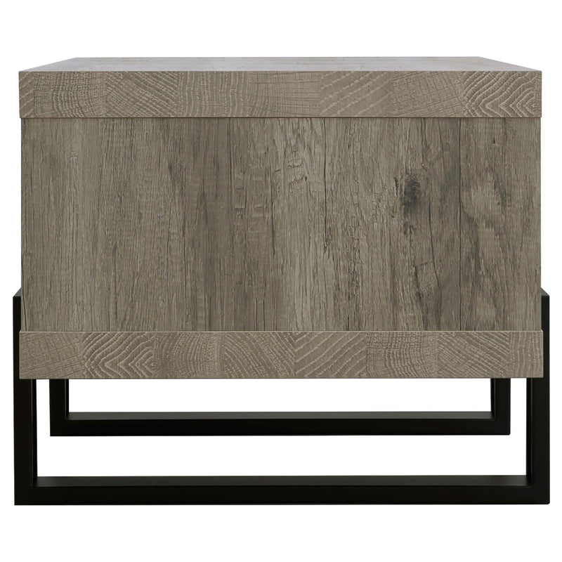 1 Shelf Coffee Table Design And Accents - Gray