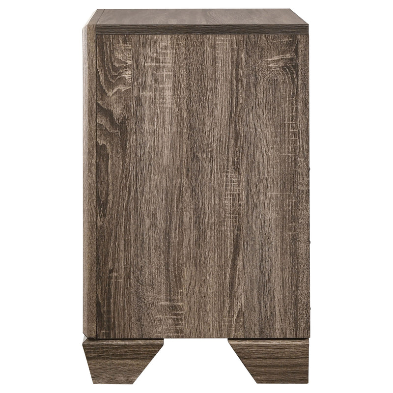 Tomasina - 2 Drawer Rectangular Nightstand - Taupe