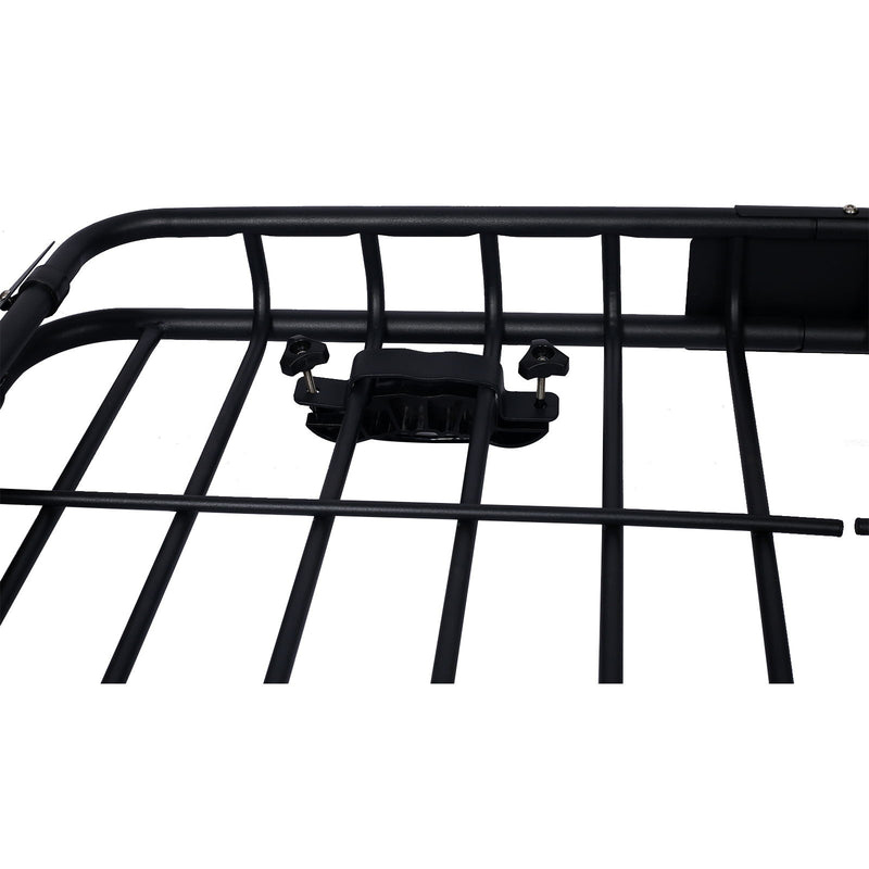 Motoring Rooftop Cargo Carrier Basket Steel, Universal Fit Roof Rack