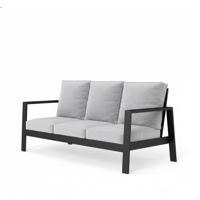 3 Seat All-Weather Patio Sofa With Cushions