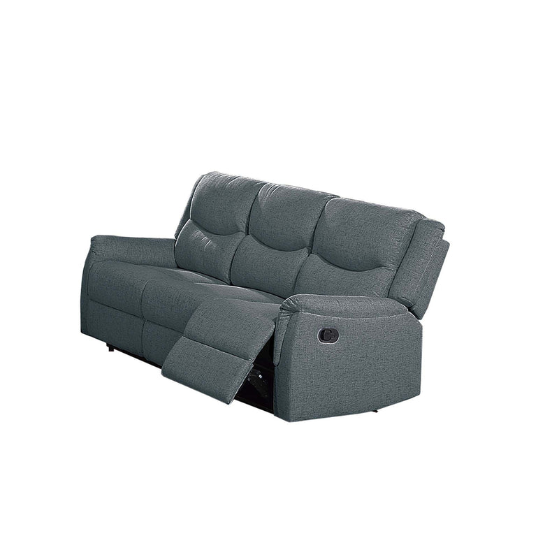Modern Contemporary Style Recliner Sofa With Plush Armrest And Headrest