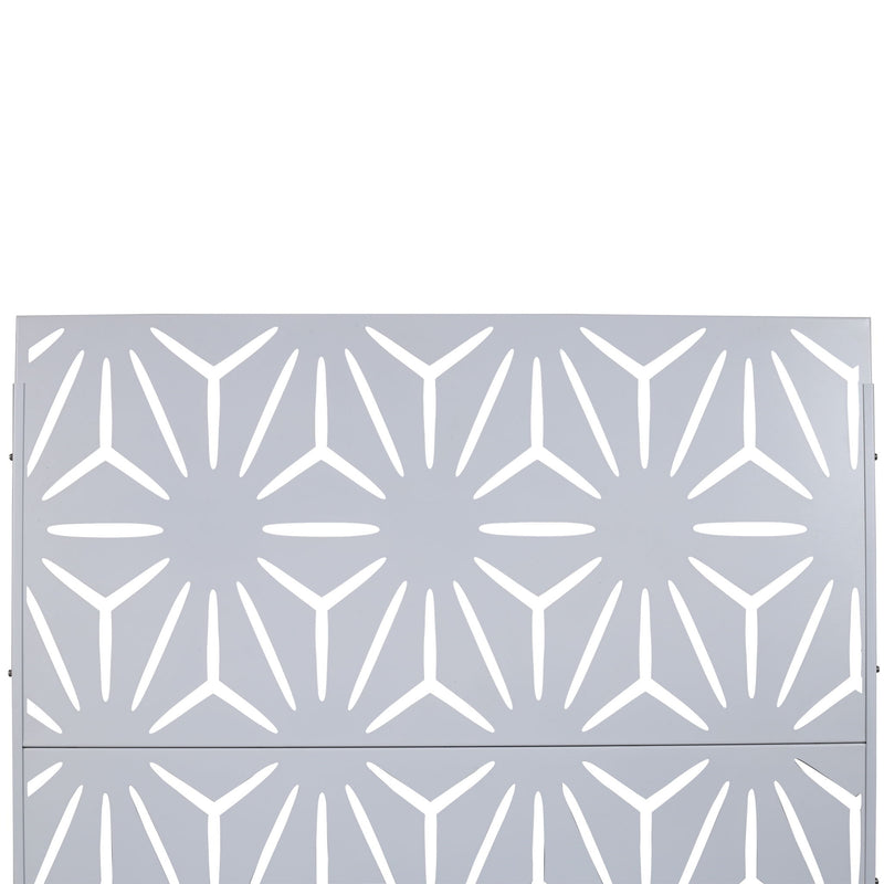Outdoor & Indoor Metal Privacy Screen, Freestanding Decorative Panels